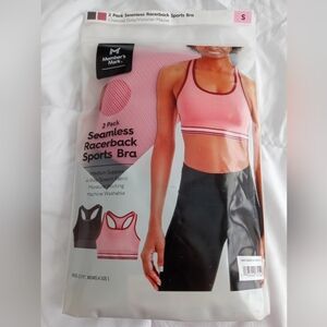 Member's Mark 2 Pack Seamless Racerback Sports Bra